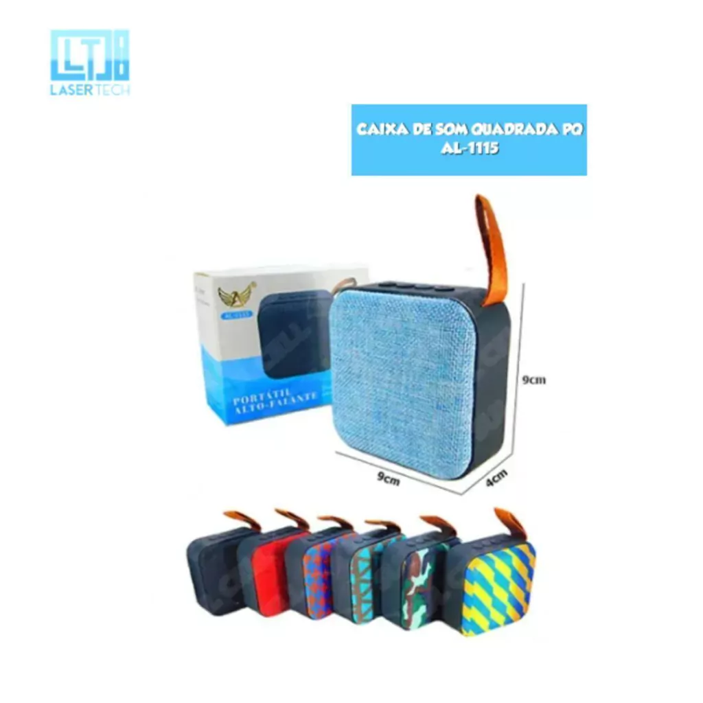 Imagem do Produto CAIXA DE SOM QUADRADA PQ AL-1115 - KA-8518 - Atacado e Dropshipping